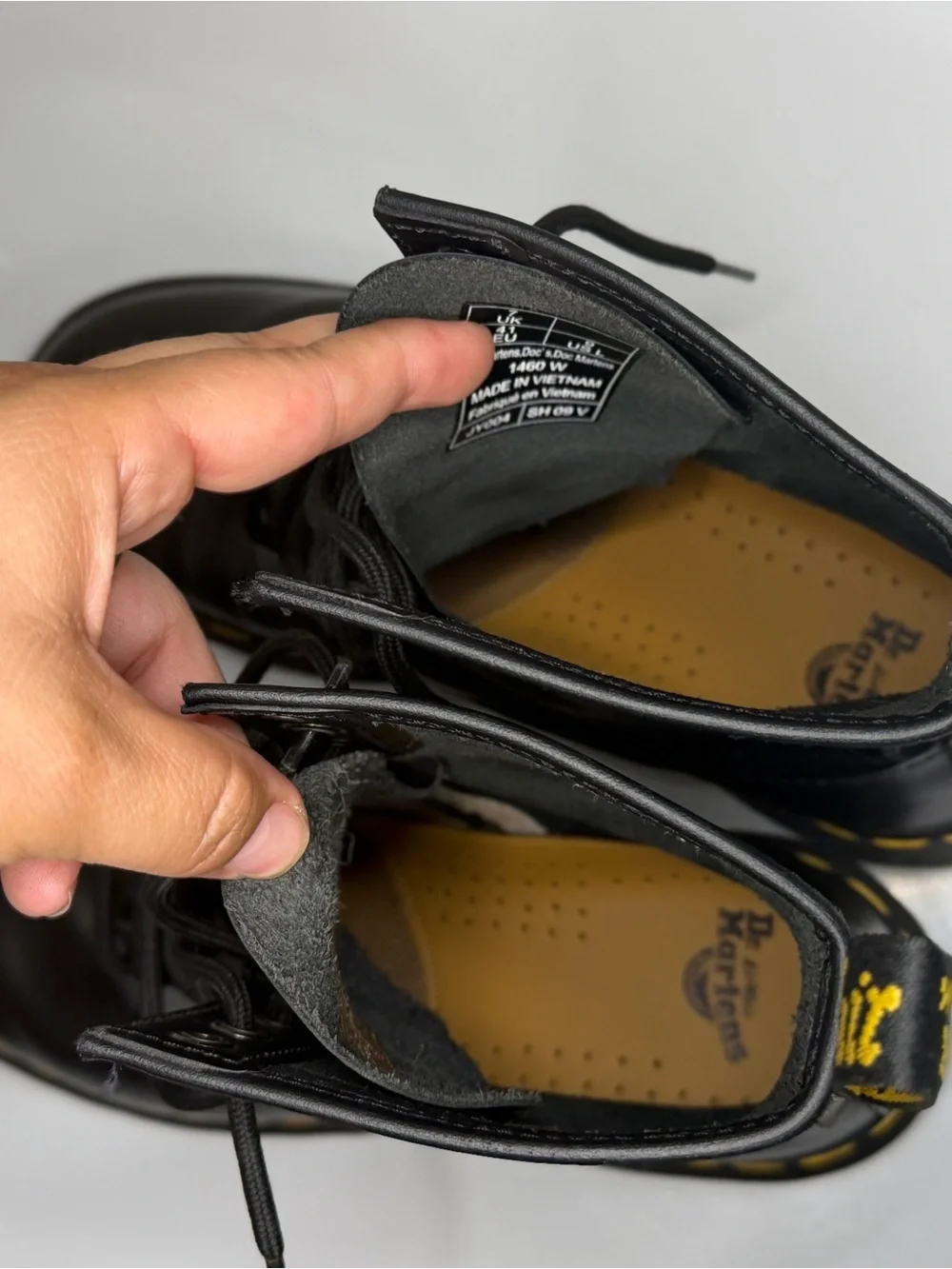 Dr Martens 1460 Smooth Leather Boots Black Women’s US 9 UK 7